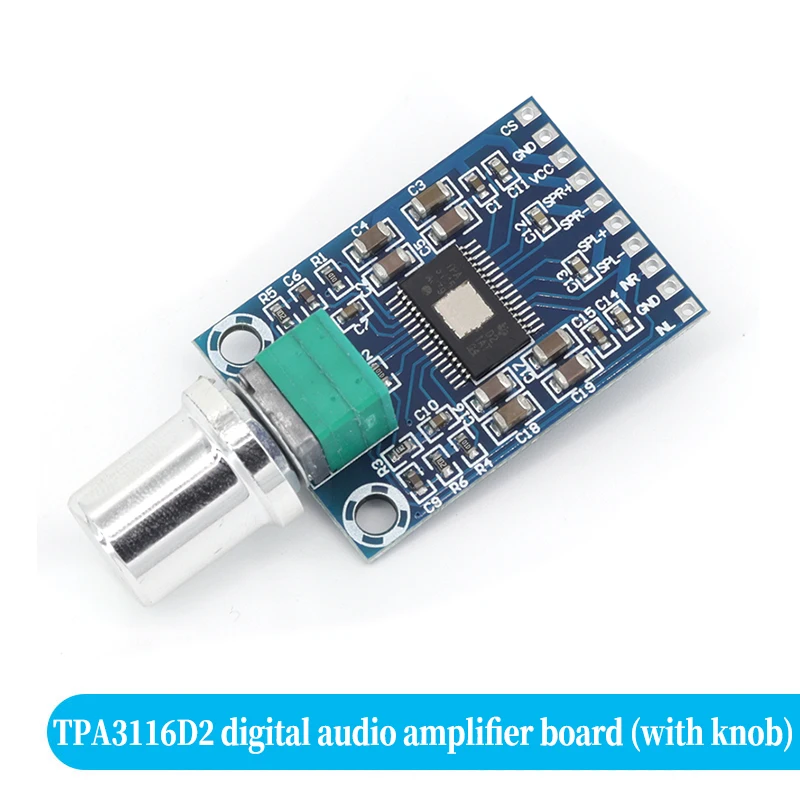 Stlxy TPA3116D2 XH-M562 50 Вт + 50 Вт 2,0-канальный цифровой стерео аудио усилитель мощности плата постоянного тока 12-24 В
Stlxy TPA3116D2 XH-M562 50 Вт + 50 Вт 2,0-канальный цифровой стерео аудио усилитель мощности плата постоянного тока 12-24 В