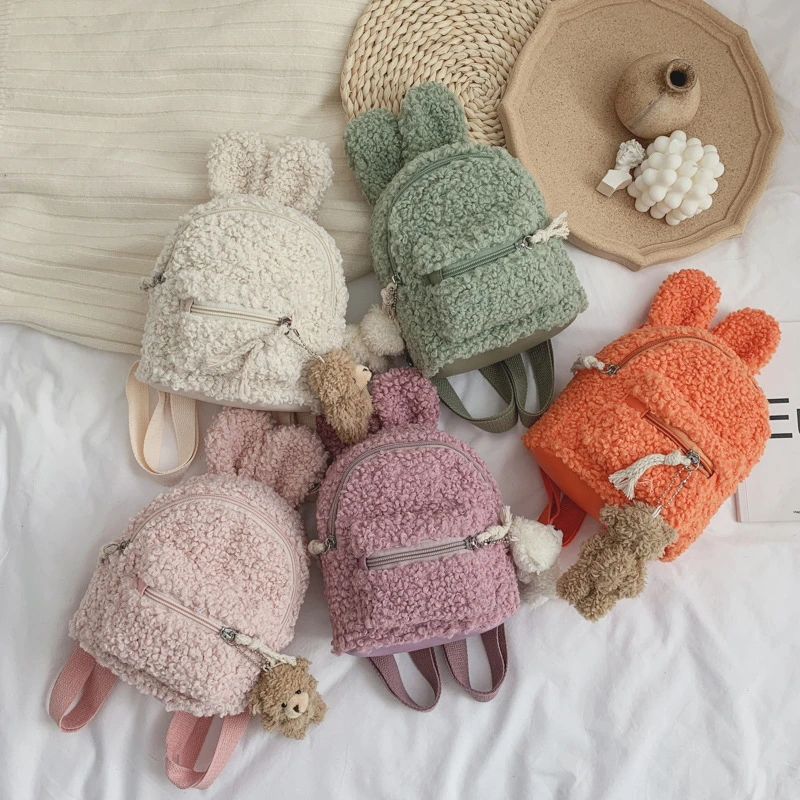 Cute Kids Toddler Plush Backpack Cute Bunny Ear Kindergarten School Bag Winter Warm Fleece Daypack Outdoor Travel Bag for Kids
Cute Kids Toddler Plush Backpack Cute Bunny Ear Kindergarten School Bag Winter Warm Fleece Daypack Outdoor Travel Bag for Kids