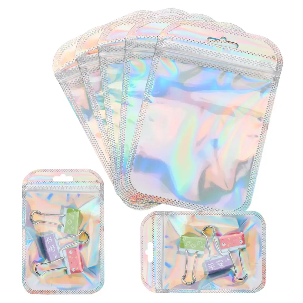 50pcs/bag Thicken Iridescent Resealable Jewelry Display OPP Bags Packaging Bag Zip lock Pouches Self Sealing Bag
50pcs/bag Thicken Iridescent Resealable Jewelry Display OPP Bags Packaging Bag Zip lock Pouches Self Sealing Bag