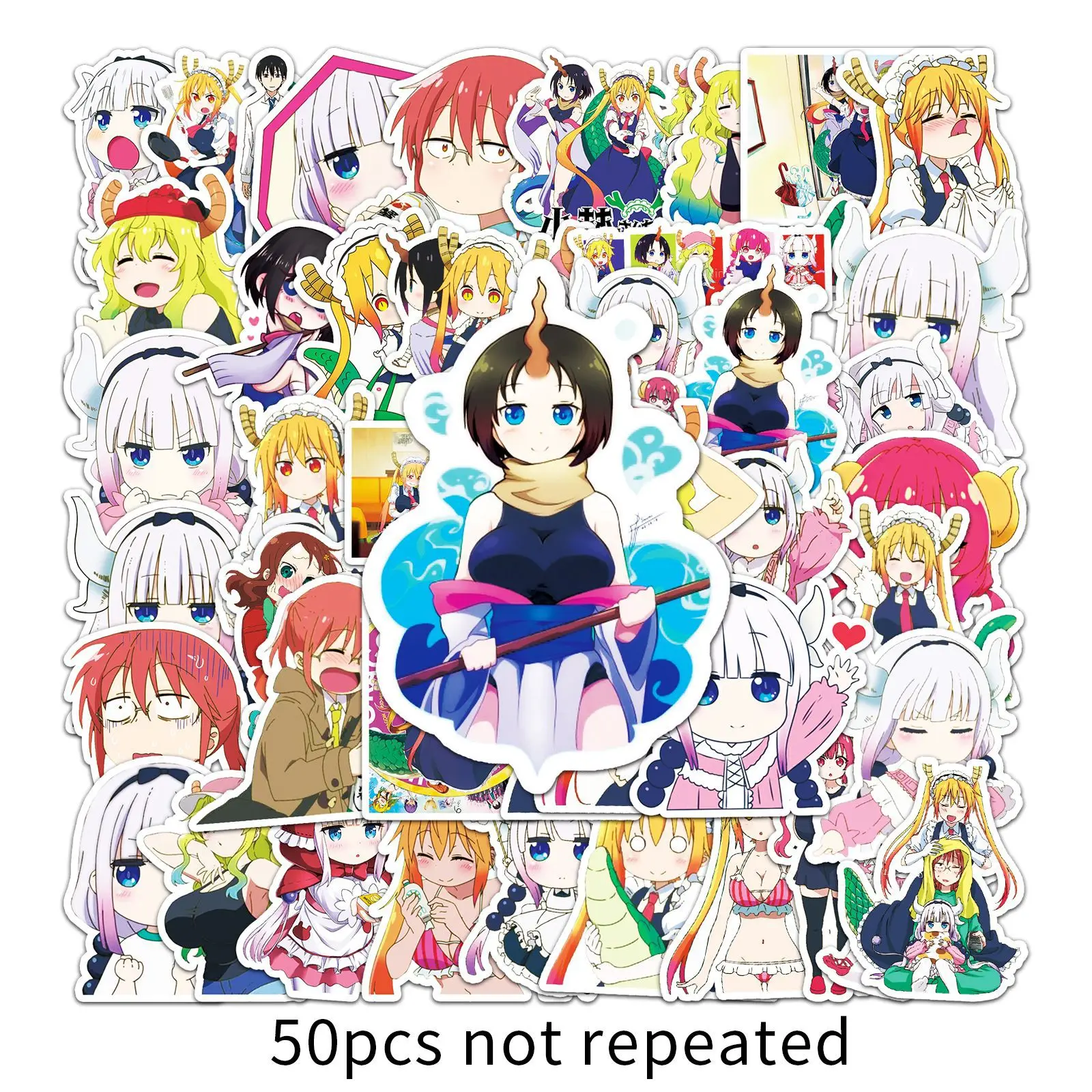 50PCS Dragon Maid Cartoon Sticker Personality Trend Graffiti Trolley Case Laptop Decoration Waterproof Kids DIY Toys Kawaii Gift
50PCS Dragon Maid Cartoon Sticker Personality Trend Graffiti Trolley Case Laptop Decoration Waterproof Kids DIY Toys Kawaii Gift