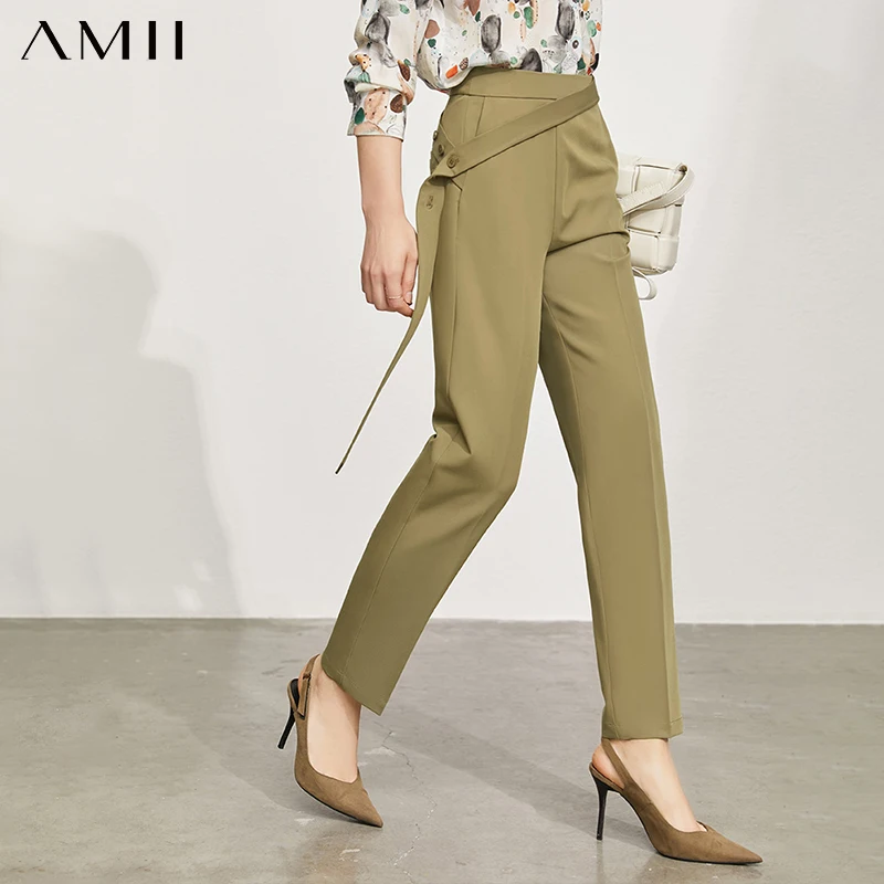 Amii Minimalism Summer New Women's Pants Offical Lady Solid High Waist Straight Ankel-length Women's Trousers 12140513
Amii Minimalism Summer New Women's Pants Offical Lady Solid High Waist Straight Ankel-length Women's Trousers 12140513