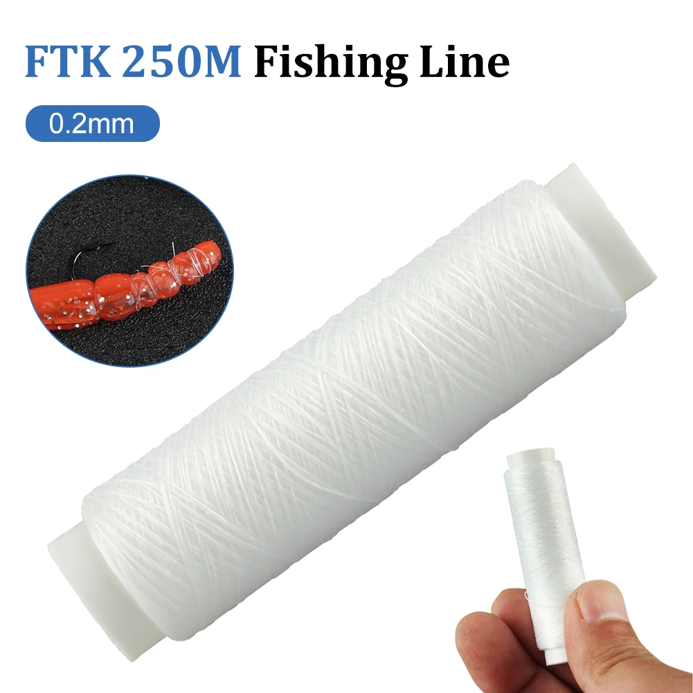 FTK 250M Strong Elastic Nylon Elastic Line 0.2mm Fishing Line Japan Fishing Thread fishing Tools Fishing tackle
FTK 250M Strong Elastic Nylon Elastic Line 0.2mm Fishing Line Japan Fishing Thread fishing Tools Fishing tackle