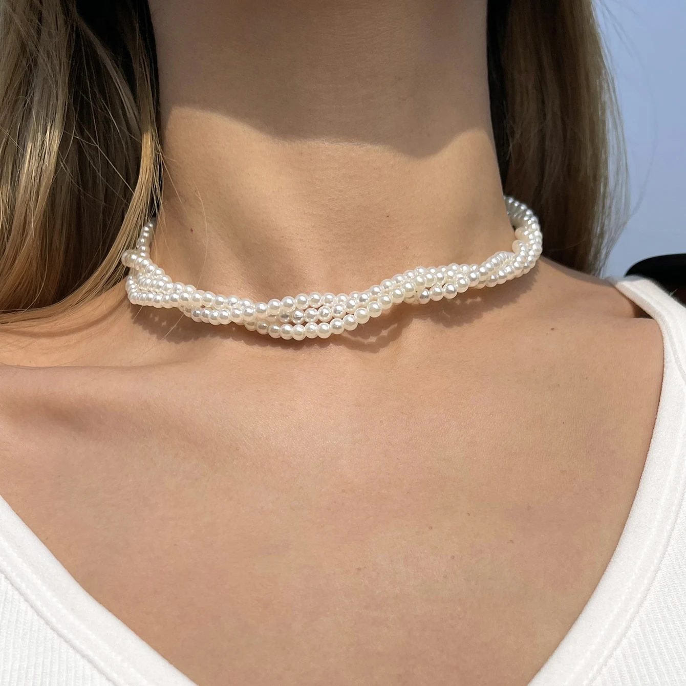 Aprilwell One Piece Vintage Pearl Necklace for Women Bohemian Multilayer Elegant Luxury Beads Choker Chains Couple Jewelry Gifts
Aprilwell One Piece Vintage Pearl Necklace for Women Bohemian Multilayer Elegant Luxury Beads Choker Chains Couple Jewelry Gifts