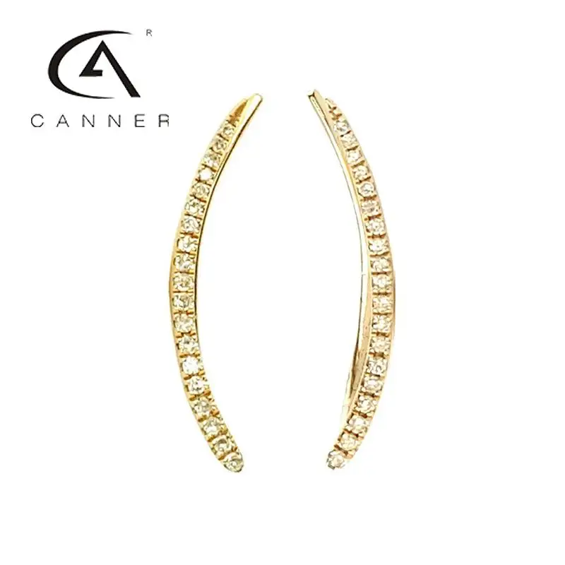 CANNER Real 925 Silver Machete Diamond-studded Earrings For Women Dazzling Zircon Earrings Girl Gifts Cartilage On Clip Earring
CANNER Real 925 Silver Machete Diamond-studded Earrings For Women Dazzling Zircon Earrings Girl Gifts Cartilage On Clip Earring