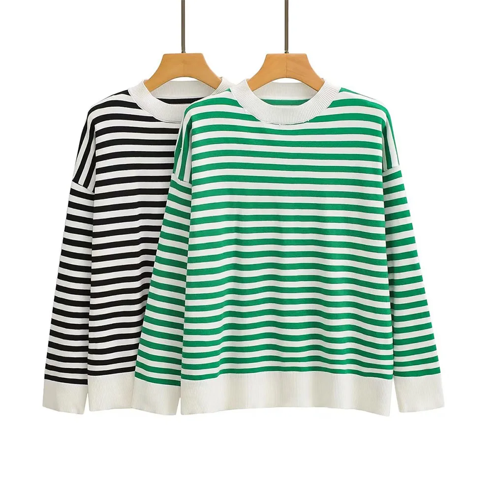 BER&OYS&ZA The new women's Autumn/winter 2022 vintage round neck fashion versatile classic striped knit jumper
BER&OYS&ZA The new women's Autumn/winter 2022 vintage round neck fashion versatile classic striped knit jumper