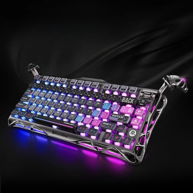 Механическая клавиатура Gravastar Cocoon Breaking 75 тройной режим алюминиевая игровая K1pro