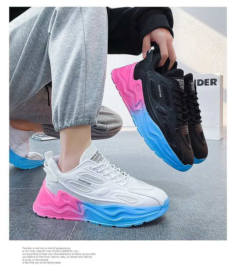 Мужские демисезонные кожаные кроссовки на толстой нескользящей подошве 
Мужские демисезонные кожаные кроссовки на толстой нескользящей подошве