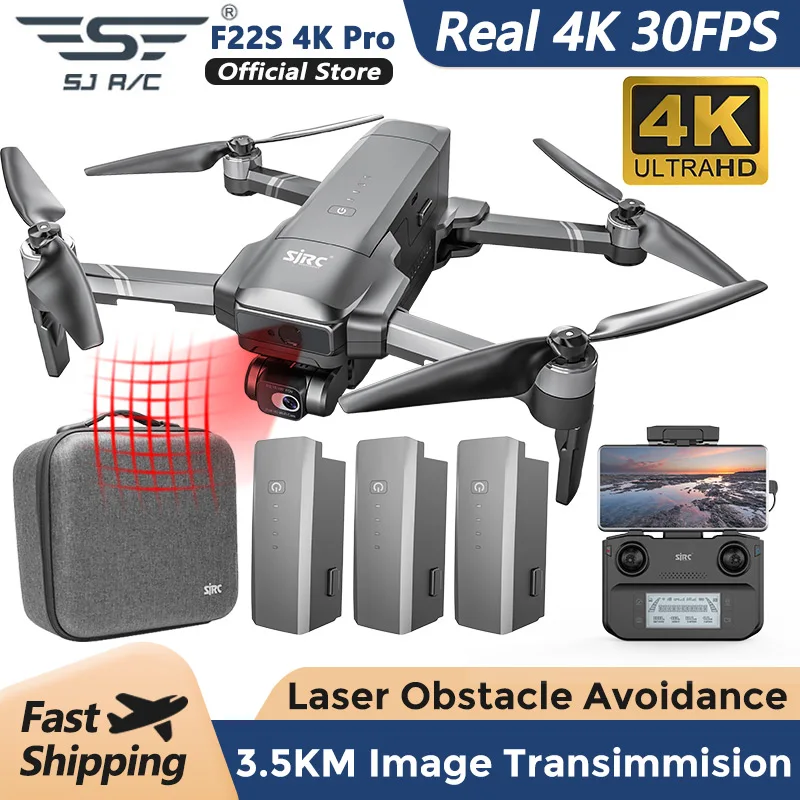 Это в наличии, профессиональный Квадрокоптер SJRC F22S 4K Pro с камерой 3500M RC с 2 осями стабилизации Gimbal 5G GPS WiFi FPV Дрон
Это в наличии, профессиональный Квадрокоптер SJRC F22S 4K Pro с камерой 3500M RC с 2 осями стабилизации Gimbal 5G GPS WiFi FPV Дрон