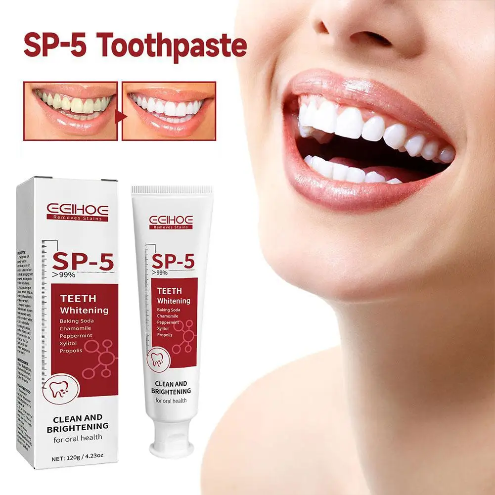 120g Probiotic Whitening & Stain Removal Toothpaste Brighten Teeth Fresh Breath Improve Yellow Teeth Family Pack For Men & F3N2 
120g Probiotic Whitening & Stain Removal Toothpaste Brighten Teeth Fresh Breath Improve Yellow Teeth Family Pack For Men & F3N2