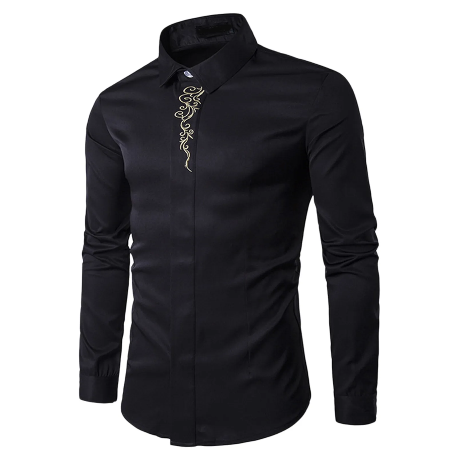 Men Business Shirt Print Solid Color Shirts Slim Long Sleeved Blouse Tops Turn-Down-Collar Button Cardigan Casual Male Clothing
Men Business Shirt Print Solid Color Shirts Slim Long Sleeved Blouse Tops Turn-Down-Collar Button Cardigan Casual Male Clothing