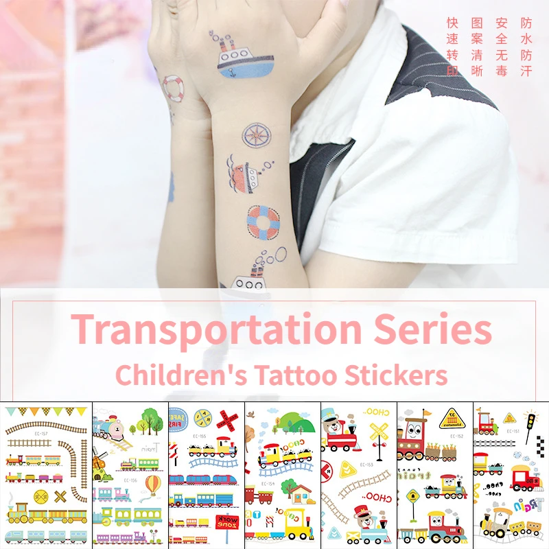 Transportation Boat Train Children's Temporary Tattoo Sticker for Boy Girl Waterproof Laser Graduate Mermaid Fake Tattoo Sticker
Transportation Boat Train Children's Temporary Tattoo Sticker for Boy Girl Waterproof Laser Graduate Mermaid Fake Tattoo Sticker