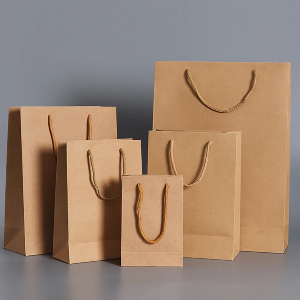 Kraft Paper Bag Paper Gift Bags With Handle Paper Bag Festival Party Gift Packaging Bag Cookie Candy Shopping Bags Wholesale
Kraft Paper Bag Paper Gift Bags With Handle Paper Bag Festival Party Gift Packaging Bag Cookie Candy Shopping Bags Wholesale