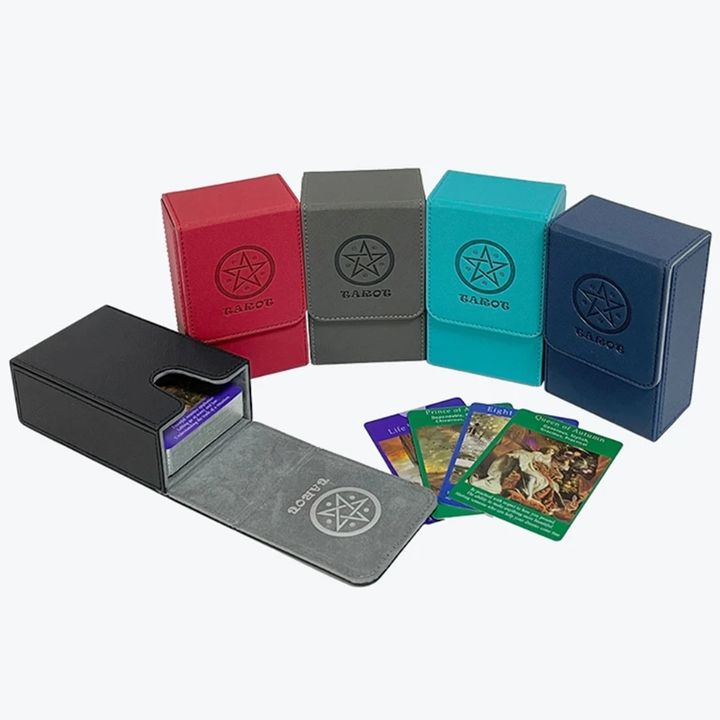 Tarot Cards Box PU Leather Tarots Case Container Collection Holder Capacity Box
Tarot Cards Box PU Leather Tarots Case Container Collection Holder Capacity Box