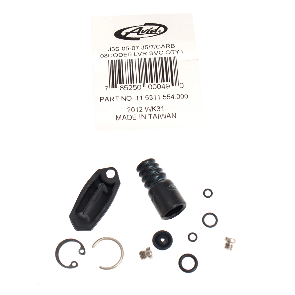 AVID Juicy 3S, 05-07 Juicy 5/7/ Carbon, 08 Code 5, 09 Komfy Lever Service Kit Qty 1 11.5311.554.000
AVID Juicy 3S, 05-07 Juicy 5/7/ Carbon, 08 Code 5, 09 Komfy Lever Service Kit Qty 1 11.5311.554.000