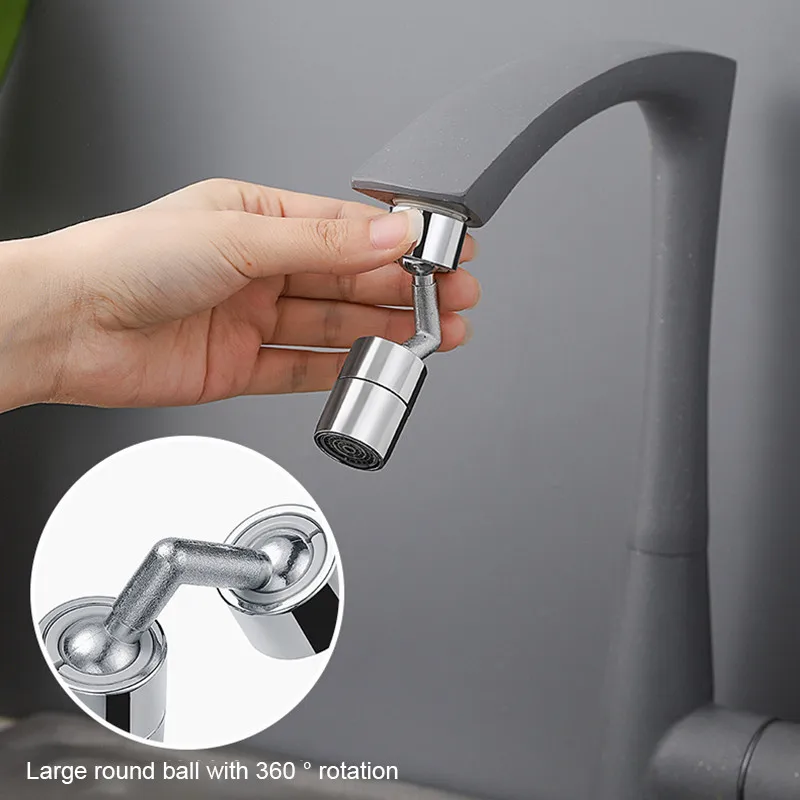 720°Universal Kitchen Faucet Anti-splash Aerator Bathroom Tap Rotatable Faucet Sprayer Saving Water Tap Nozzle Extender Adapter
720°Universal Kitchen Faucet Anti-splash Aerator Bathroom Tap Rotatable Faucet Sprayer Saving Water Tap Nozzle Extender Adapter