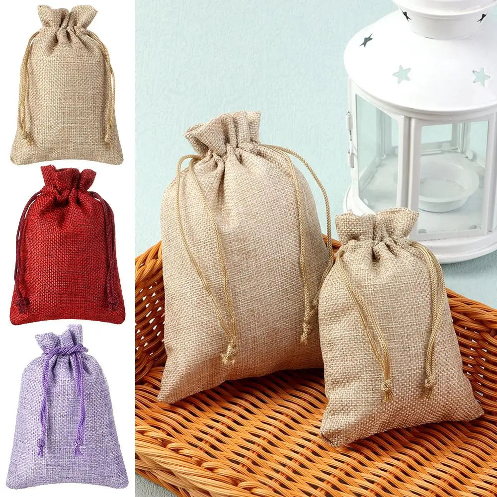 Home Decor Hessian Burlap Christmas Linen Drawstring Pouch Wedding Favor Jute Gift Bags Candy Organizer
Home Decor Hessian Burlap Christmas Linen Drawstring Pouch Wedding Favor Jute Gift Bags Candy Organizer