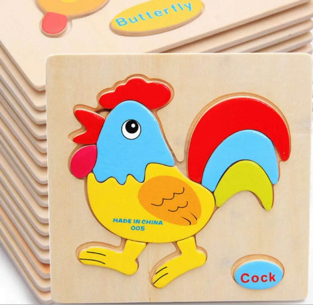 3D Wooden Puzzle Jigsaw Toys For Children Wood 3d Cartoon Animal Puzzles Intelligence Kids Early Educational Toys for children
3D Wooden Puzzle Jigsaw Toys For Children Wood 3d Cartoon Animal Puzzles Intelligence Kids Early Educational Toys for children