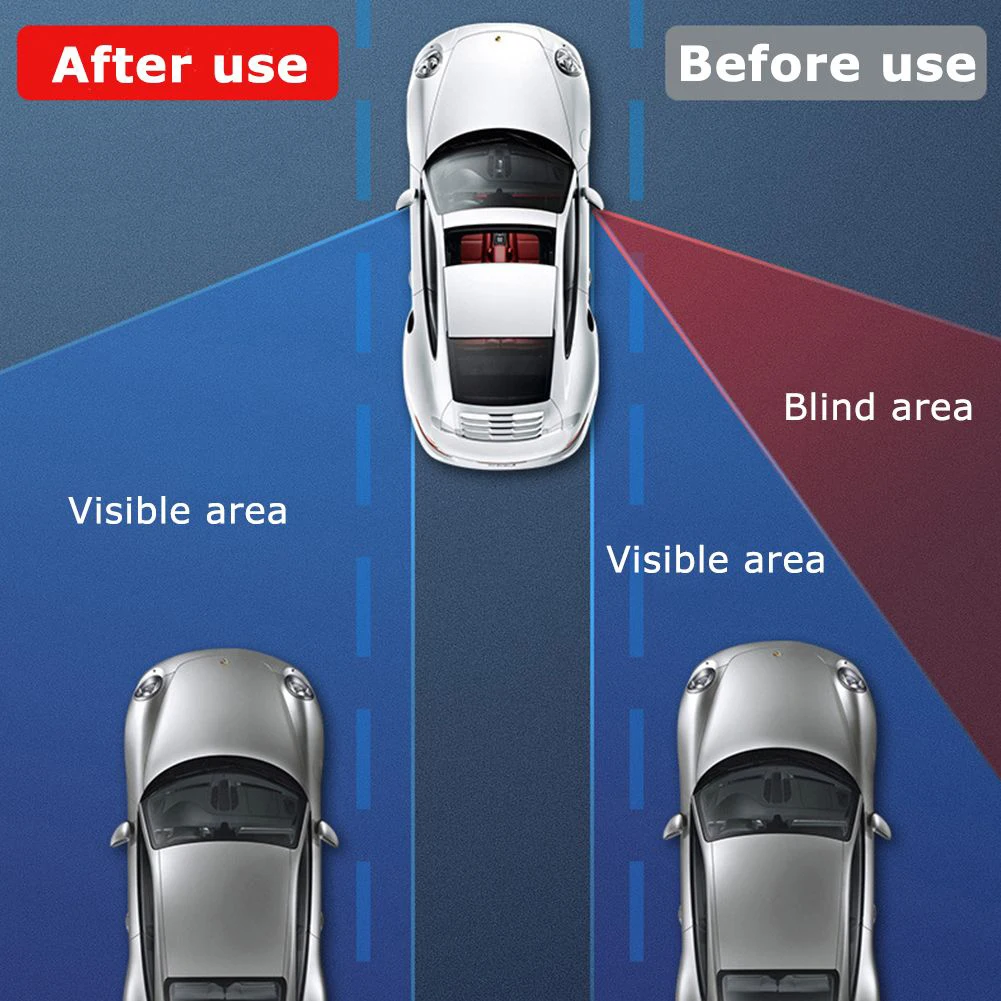 Universal Car 360° Wide Angle Side Rearview Mirror Convex Blind Spot Auxiliary Mirror Safety Driving Rearview Mirror Accessories
Universal Car 360° Wide Angle Side Rearview Mirror Convex Blind Spot Auxiliary Mirror Safety Driving Rearview Mirror Accessories