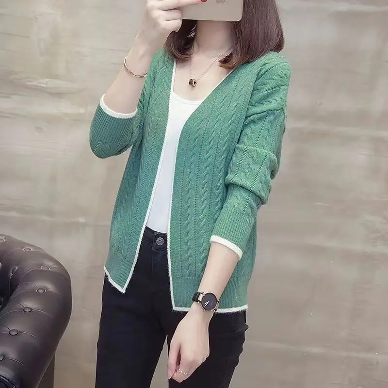 Женский вязаный кардиган, повседневный Свободный кардиган, Осень-зима
Женский вязаный кардиган, повседневный Свободный кардиган, Осень-зима