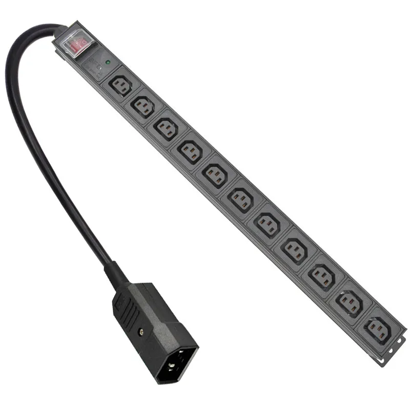 Network Rack PDU aluminium alloy Power Strip 11 Ways C13 output socket With SPD C14 C20 US L6-30P EU UK Little South Africa PLUG
Network Rack PDU aluminium alloy Power Strip 11 Ways C13 output socket With SPD C14 C20 US L6-30P EU UK Little South Africa PLUG