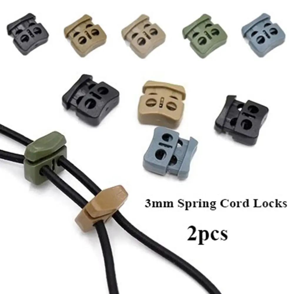 4pcs 3mm Spring Cord Locks High Quality Plastic Steel 5 Colors Toggle Stopper Sliders Adjuster DIY Bungee
4pcs 3mm Spring Cord Locks High Quality Plastic Steel 5 Colors Toggle Stopper Sliders Adjuster DIY Bungee