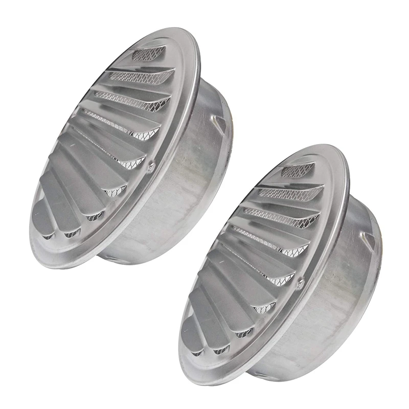 2X 6 Inch Louvered Grille Cover Vent Hood Wall Air Vents With Built-In Fly Screen Mesh - Ventilation Outlet
2X 6 Inch Louvered Grille Cover Vent Hood Wall Air Vents With Built-In Fly Screen Mesh - Ventilation Outlet