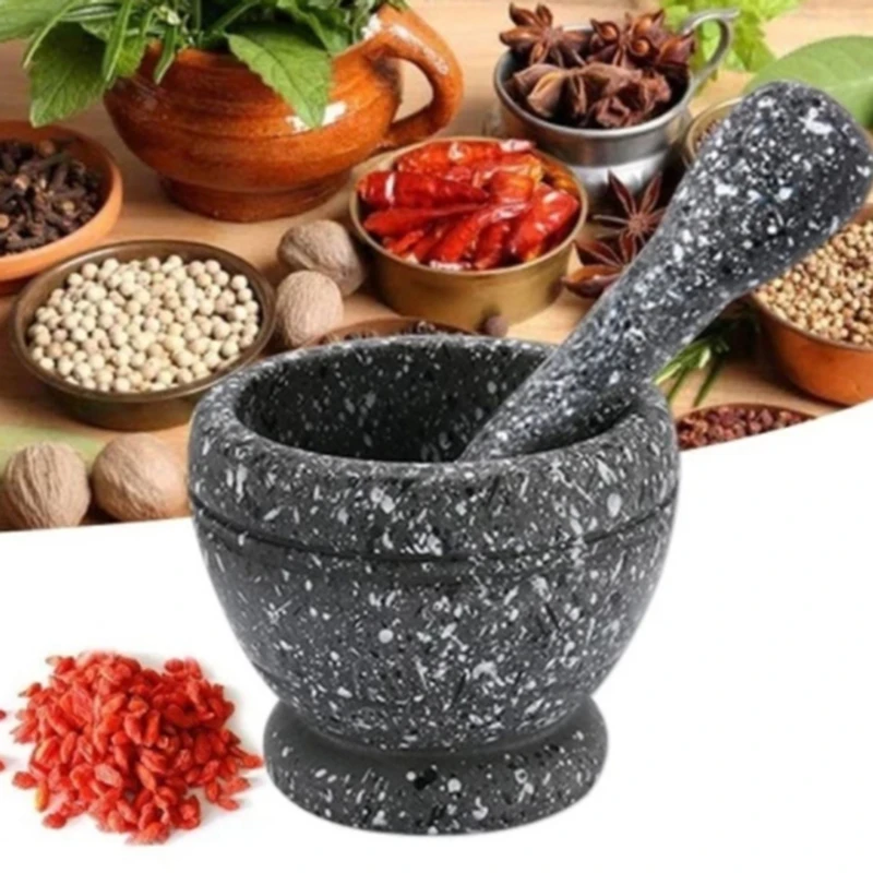 Mortar Pestle Set Garlic Herb Spice Mixing Grinding Crusher Bowl Restaurant Kitchen Tools
Mortar Pestle Set Garlic Herb Spice Mixing Grinding Crusher Bowl Restaurant Kitchen Tools