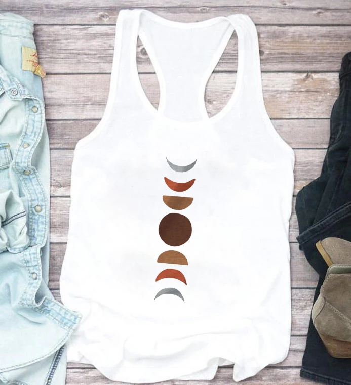Moon Phase Graphic Tank Top for Women Cartoon Boho Moon Phases Tank Top Cute Summer Tank Top Casual Womens Clothing L
Moon Phase Graphic Tank Top for Women Cartoon Boho Moon Phases Tank Top Cute Summer Tank Top Casual Womens Clothing L