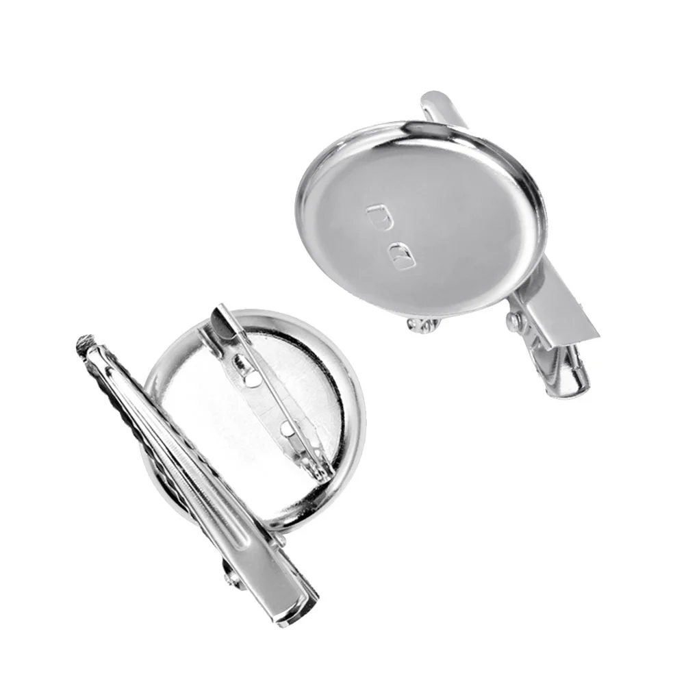 100PCS Blank Disc with Crocodile Clip Iron Tray Brooch DIY Base Breastpin Making Bezels for Handwork Jewelry Making -2CM
100PCS Blank Disc with Crocodile Clip Iron Tray Brooch DIY Base Breastpin Making Bezels for Handwork Jewelry Making -2CM