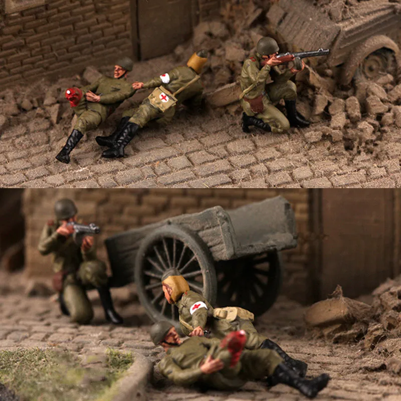 1:72 Scale Model 3 Pcs Soviet Red Army Field Soldiers Disabled/Medical Escort Action Figure Toys Scene Accessory Dolls Display
1:72 Scale Model 3 Pcs Soviet Red Army Field Soldiers Disabled/Medical Escort Action Figure Toys Scene Accessory Dolls Display