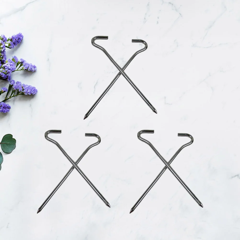 6pcs Tent Accessories Tent Anchors Metal Tent Rod Stakes Metal Tent Pegs Galvanized Tent Stakes Tarp Pegs Camping 
6pcs Tent Accessories Tent Anchors Metal Tent Rod Stakes Metal Tent Pegs Galvanized Tent Stakes Tarp Pegs Camping