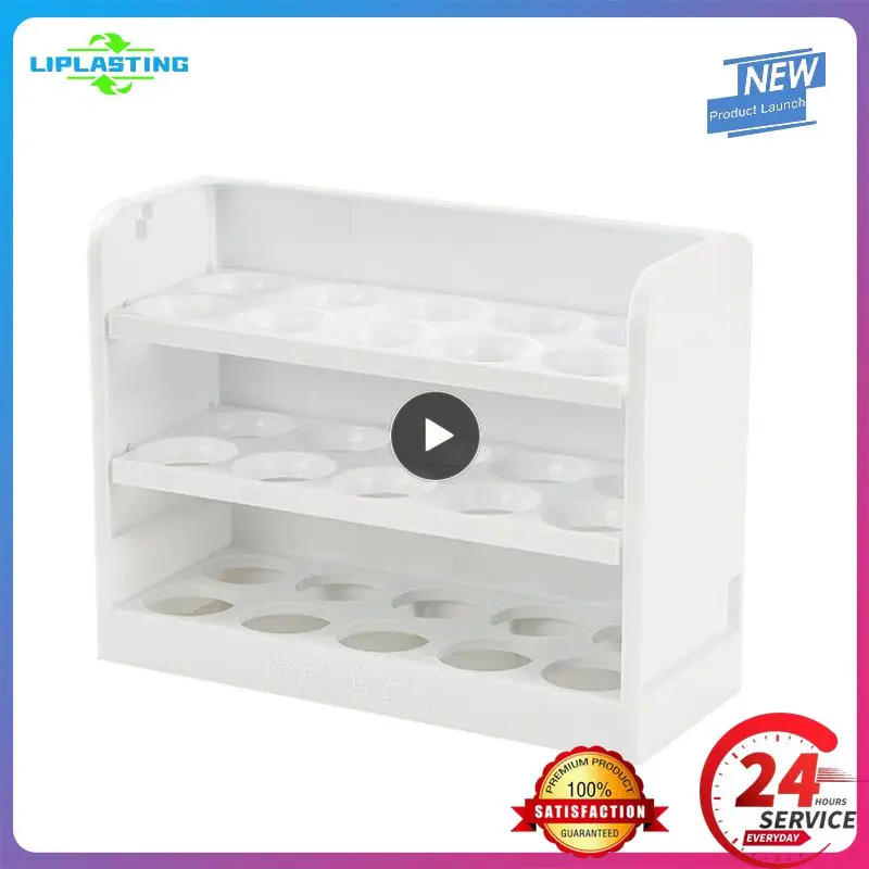 30 Grids Egg Storage Box Space-saving Rotating Egg Shelf Egg Fresh-keeping Case Eggs Holder New Fridge Eggs Organizer Container
30 Grids Egg Storage Box Space-saving Rotating Egg Shelf Egg Fresh-keeping Case Eggs Holder New Fridge Eggs Organizer Container