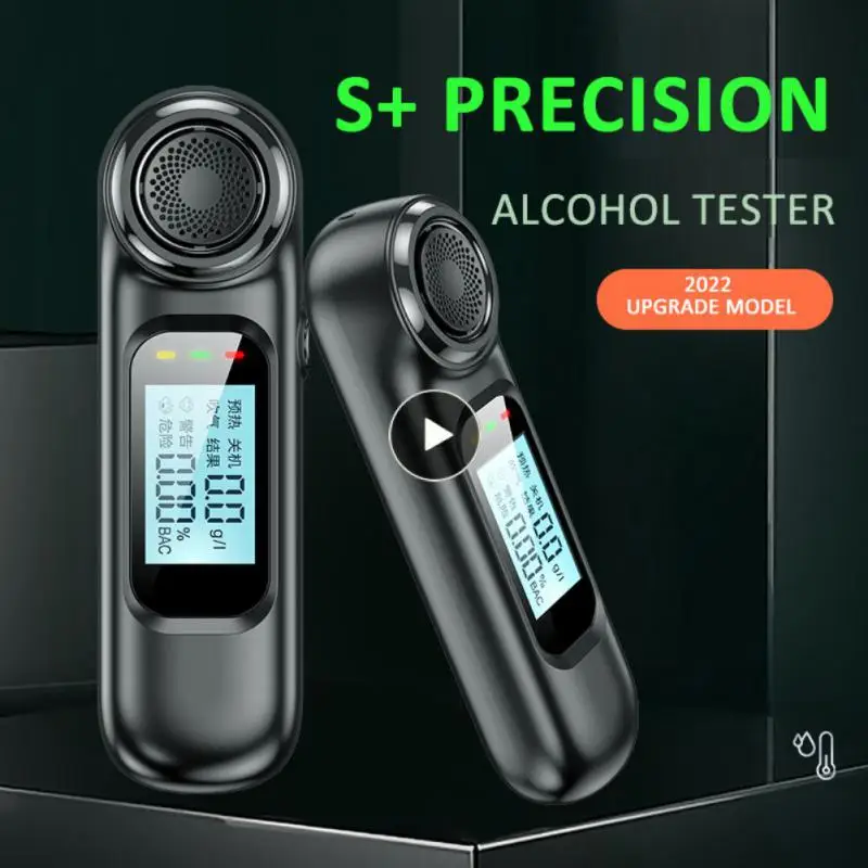 

5v Breathalyzer Analyzer Led Large Screen Display Breath Alcohol Tester Portable Non-contact Alcohol Concentration Detector