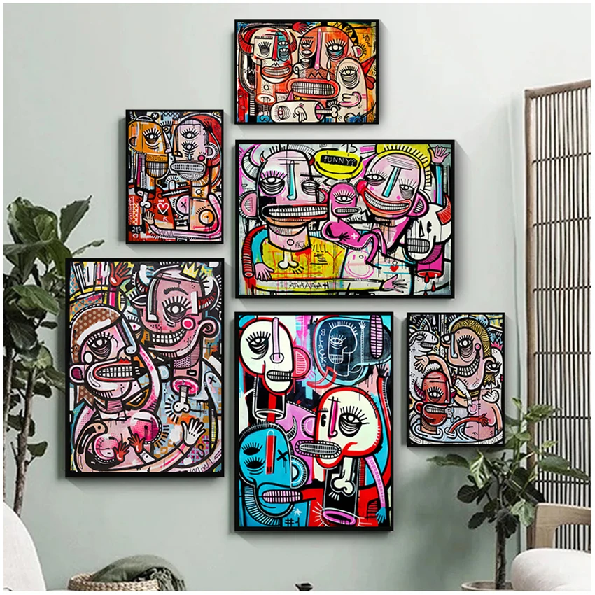 Wall Art Pictures For Living Room Bedroom Home Decoration Unframed Graffiti Street Art Joachim Abstract Colorful Canvas Painting
Wall Art Pictures For Living Room Bedroom Home Decoration Unframed Graffiti Street Art Joachim Abstract Colorful Canvas Painting