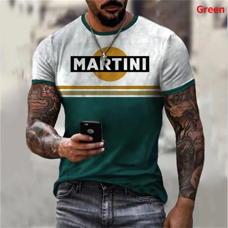 New Summer 3D Printed Motorcycle Martini Racing T Shirt Crew Neck Mens Short Sleeve Cool Men's Top Oversized T Shirt
New Summer 3D Printed Motorcycle Martini Racing T Shirt Crew Neck Mens Short Sleeve Cool Men's Top Oversized T Shirt