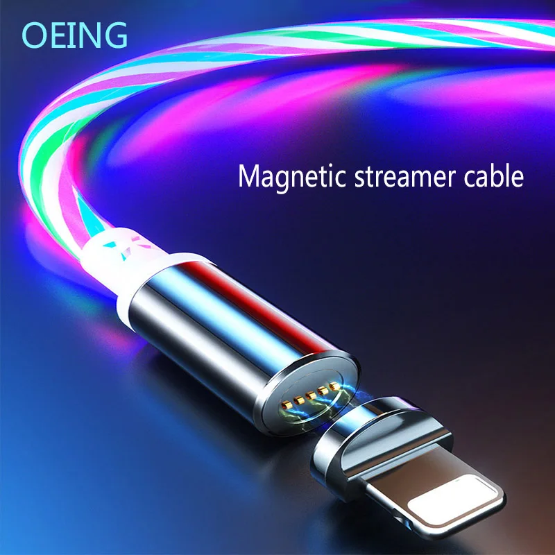 OEING Magnetic USB Cable For Huawei Xioami redmi note 11 10 Pro Luminous Lighting Type C Micro USB Cable LED USB Charge Cable
OEING Magnetic USB Cable For Huawei Xioami redmi note 11 10 Pro Luminous Lighting Type C Micro USB Cable LED USB Charge Cable