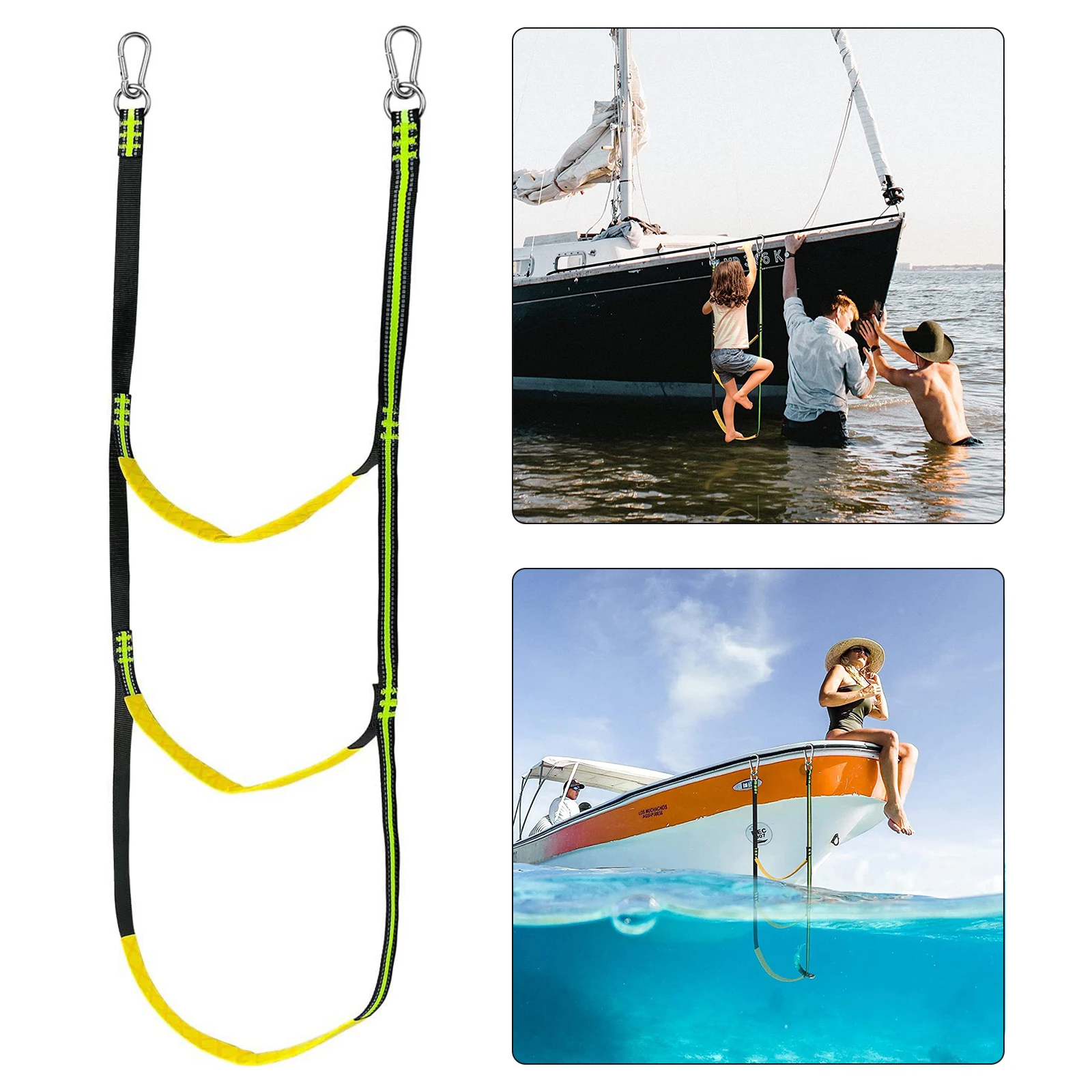 80cm Step Designed Anti-slip Climbing Ladder Foadable Portable Boat Rope Ladder Extension Fishing Rope Boarding Car Kayaking
80cm Step Designed Anti-slip Climbing Ladder Foadable Portable Boat Rope Ladder Extension Fishing Rope Boarding Car Kayaking