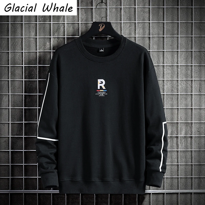 GlacialWhale Mens Crewneck Sweatshirt Men New Side Striped Sweatshirts Oversized Japanese Streetwear Hip Hop Black Hoodies Men 
GlacialWhale Mens Crewneck Sweatshirt Men New Side Striped Sweatshirts Oversized Japanese Streetwear Hip Hop Black Hoodies Men
