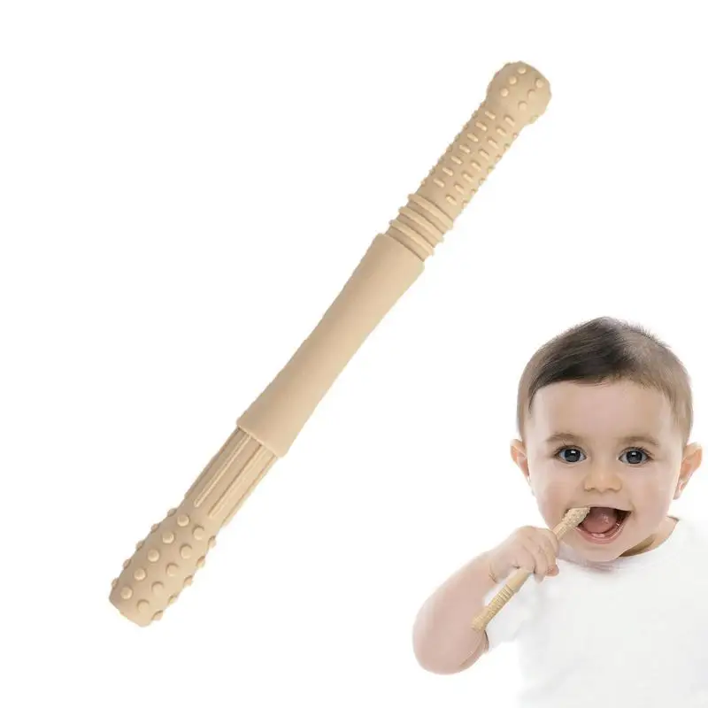 Teething Tubes Food-grade Silicone Baby Chewing Teether Reusable Toddler Chew Teething Toy Portable Teething Tubes Toys For
Teething Tubes Food-grade Silicone Baby Chewing Teether Reusable Toddler Chew Teething Toy Portable Teething Tubes Toys For