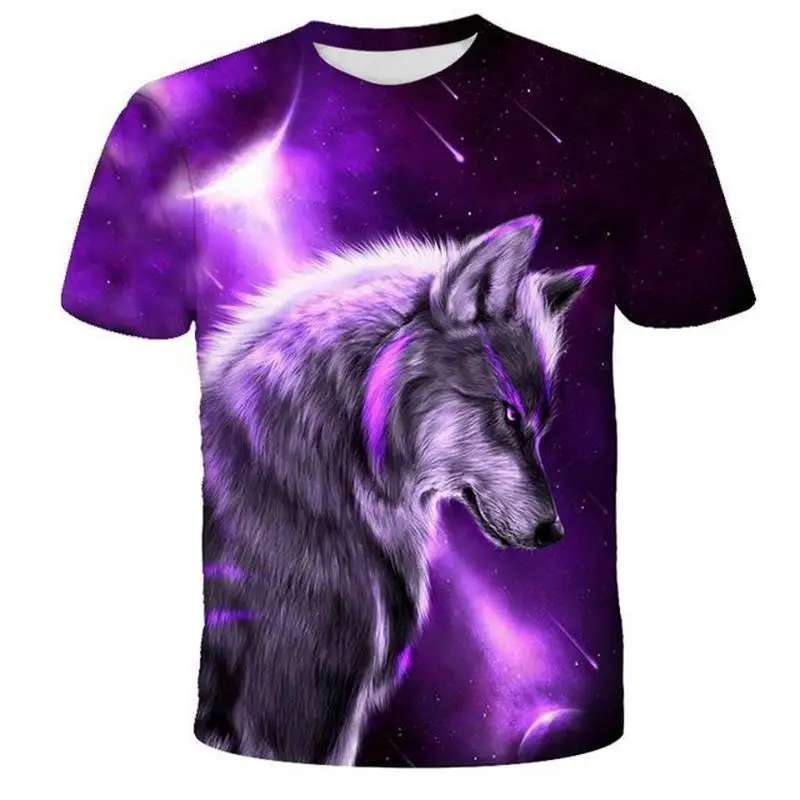 

Lovers Wolf T Shirt Men's T-shirts For Men Free Ship Top Tee Short Sleeve Camiseta 3d Print Tshirt Branded Fashion