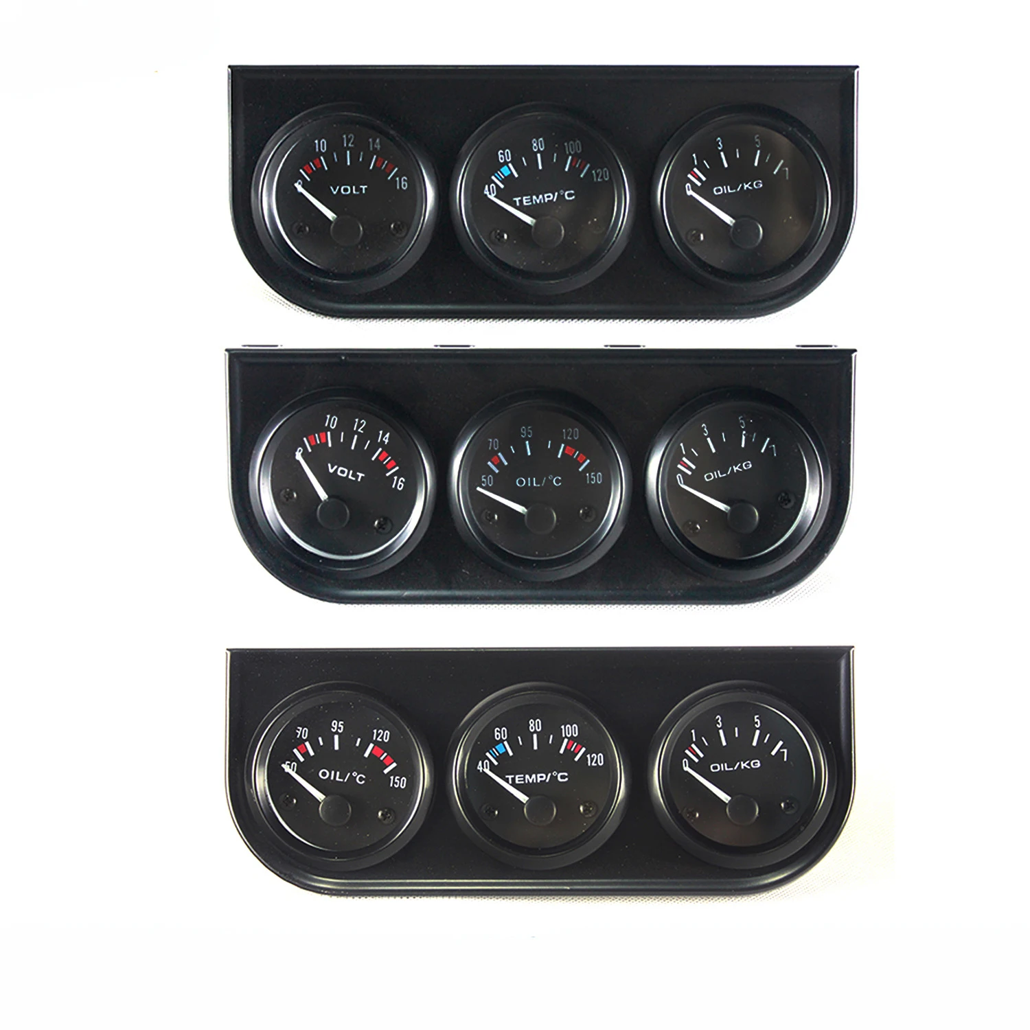 3 in 1 Digital 52mm Car Water Temp Volt Meter Oil Temp Gauge Oil Pressure Gauge Triple Meter Kit Digital Instrument Panel
3 in 1 Digital 52mm Car Water Temp Volt Meter Oil Temp Gauge Oil Pressure Gauge Triple Meter Kit Digital Instrument Panel