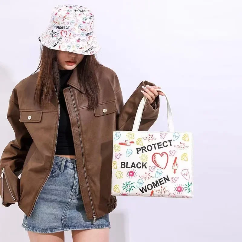 Women Leather Protect Black Bag Women Bucket Tote Bags 2023 Luxury Disigner Handbags for Woman Crossbody Bag and Hat Set
Women Leather Protect Black Bag Women Bucket Tote Bags 2023 Luxury Disigner Handbags for Woman Crossbody Bag and Hat Set