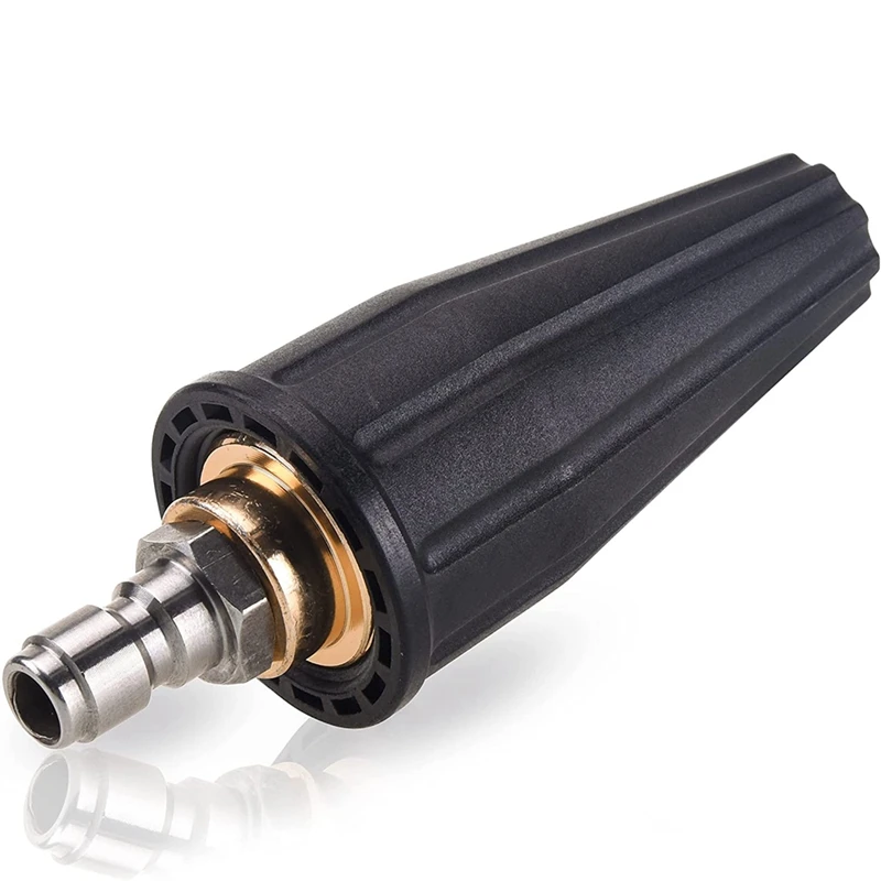Pressure Washer Tips Turbo Nozzle, Rotating Pressure Washer Nozzle With 1/4 Inch Quick Connect 2000 PSI, Orifice 2.5
Pressure Washer Tips Turbo Nozzle, Rotating Pressure Washer Nozzle With 1/4 Inch Quick Connect 2000 PSI, Orifice 2.5