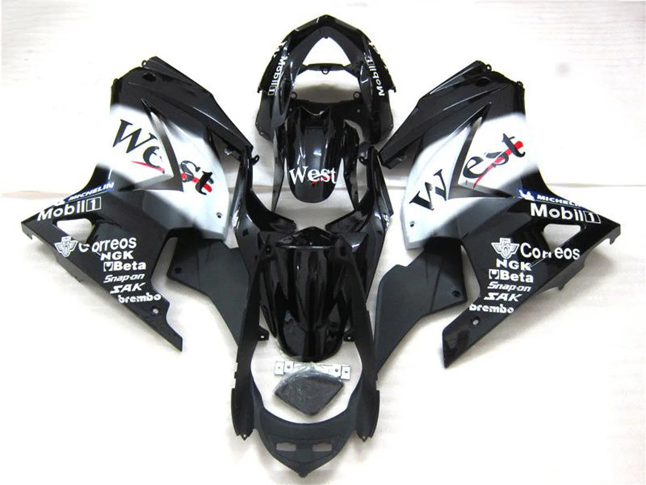 KAWASAKI ZX250R EX250 2008 2009 2010 2011 2012 кузов настроить EX 250 ZX 250R кузов комплект EX250R 08-12 Обтекатели Западный черный # A51S
KAWASAKI ZX250R EX250 2008 2009 2010 2011 2012 кузов настроить EX 250 ZX 250R кузов комплект EX250R 08-12 Обтекатели Западный черный # A51S