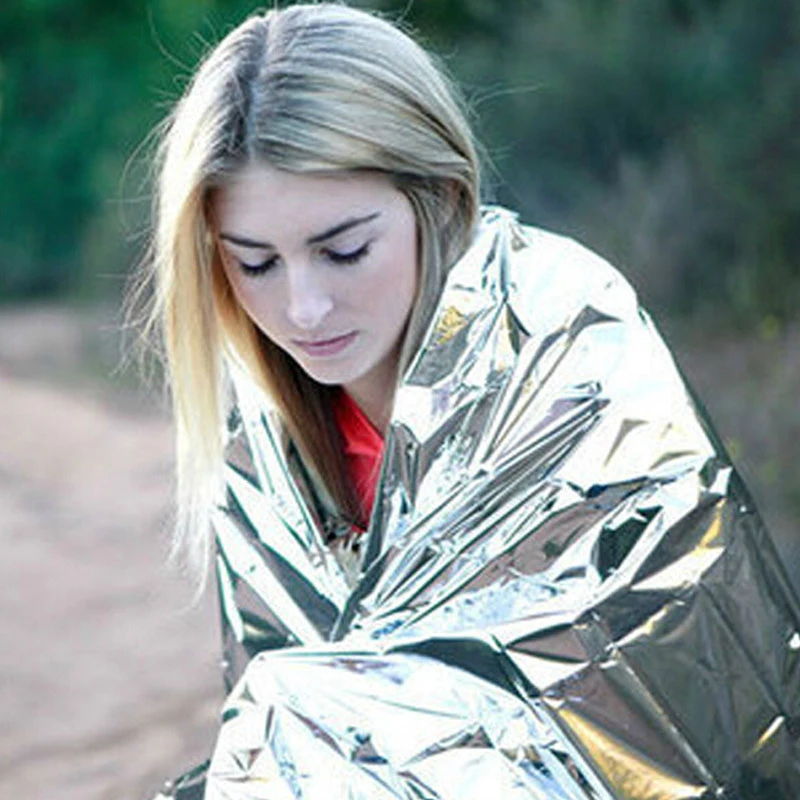 Emergency Thermal Blanket Outdoor Waterproof Survival Blanket Aluminum Foil Hot Space Emergency Rescue Curtain Military Blanket
Emergency Thermal Blanket Outdoor Waterproof Survival Blanket Aluminum Foil Hot Space Emergency Rescue Curtain Military Blanket