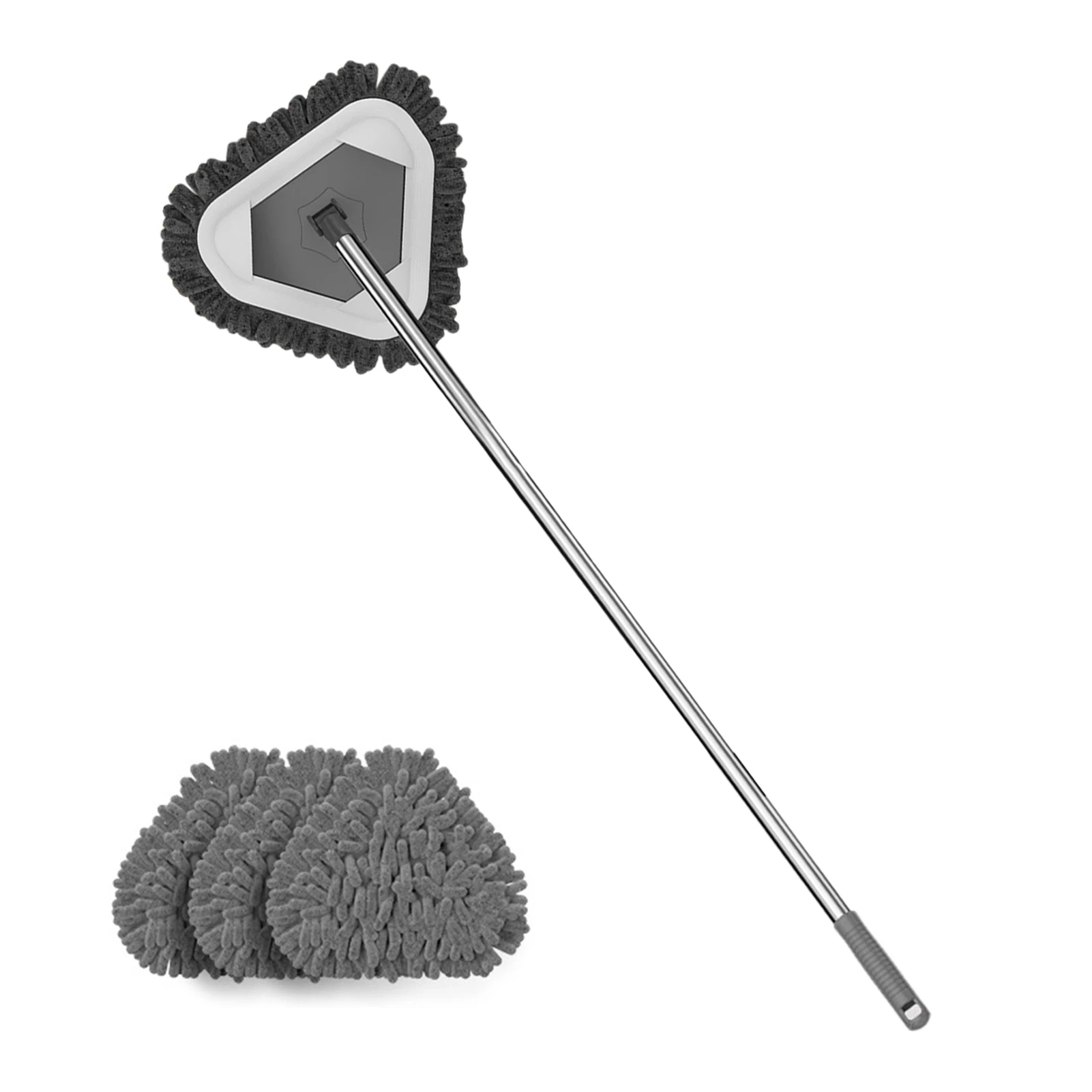 Cleaning Microfiber Chenille Mops Triangle Floor Cleaning Mop With Long Handle Baseboard Cleaner Tool With Removable Washable
Cleaning Microfiber Chenille Mops Triangle Floor Cleaning Mop With Long Handle Baseboard Cleaner Tool With Removable Washable