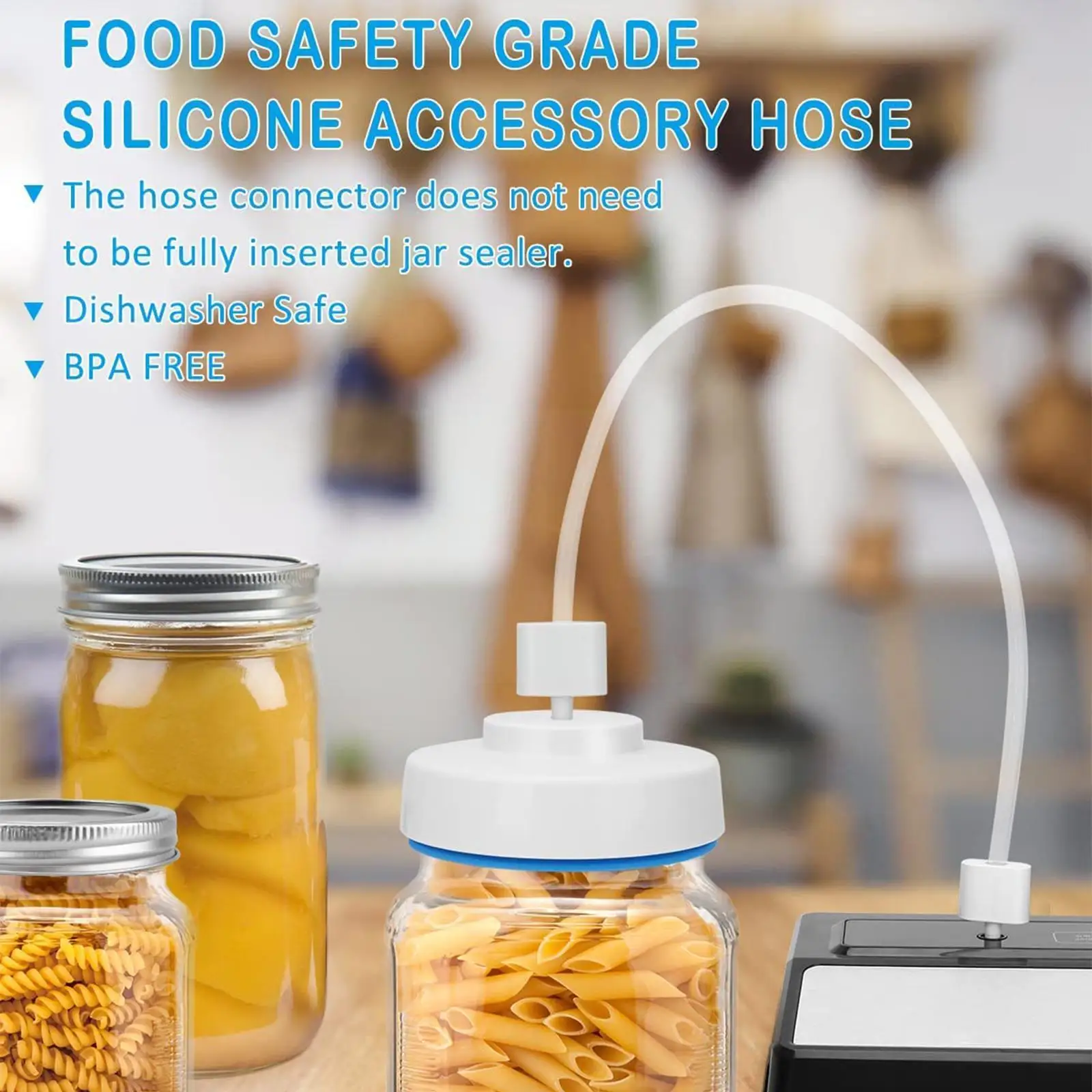 Jar Sealing Device Universal Food Vacuum Sealer With Pump And Hose For Regular And Wide Mouth Jar Kitchen Appliance Home Ga V1e3
Jar Sealing Device Universal Food Vacuum Sealer With Pump And Hose For Regular And Wide Mouth Jar Kitchen Appliance Home Ga V1e3