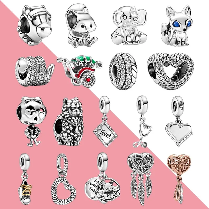 Suitable For Original Pandora Bracelet Necklace S925 Sterling Silver Stethoscope Fox And Dream Catcher Charm Woman Diy Jewelry
Suitable For Original Pandora Bracelet Necklace S925 Sterling Silver Stethoscope Fox And Dream Catcher Charm Woman Diy Jewelry