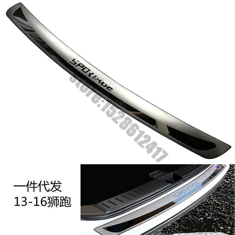 Car Styling for KIA SPORTAGE 2013-2016 REAR OUTER BUMPER PROTECTOR TRIM DOOR SILL SCUFF COVER PLATE ACCESSORIES
Car Styling for KIA SPORTAGE 2013-2016 REAR OUTER BUMPER PROTECTOR TRIM DOOR SILL SCUFF COVER PLATE ACCESSORIES