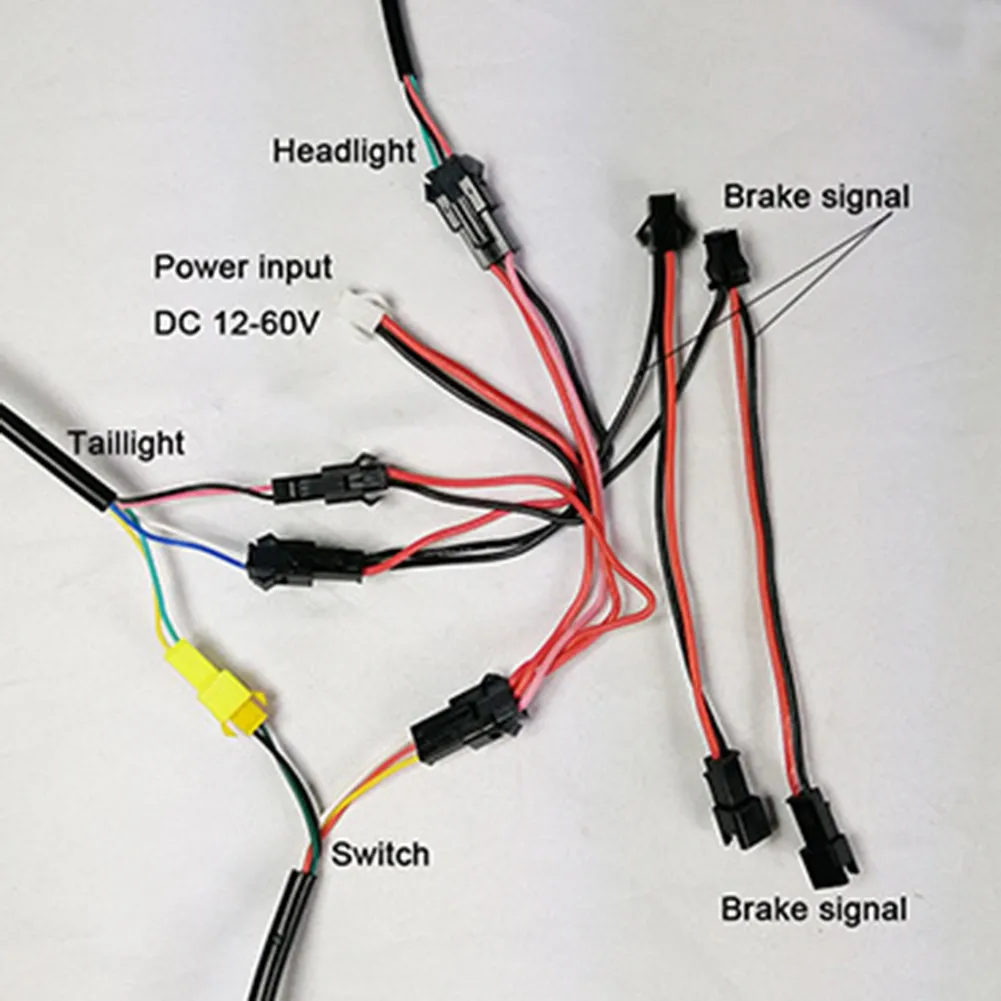 24-60V Electric Bike Light Connection Line E-bike Headlight Front Rear TailLight Rubber Wire Ebike Cycling Accessories Bicicleta
24-60V Electric Bike Light Connection Line E-bike Headlight Front Rear TailLight Rubber Wire Ebike Cycling Accessories Bicicleta
